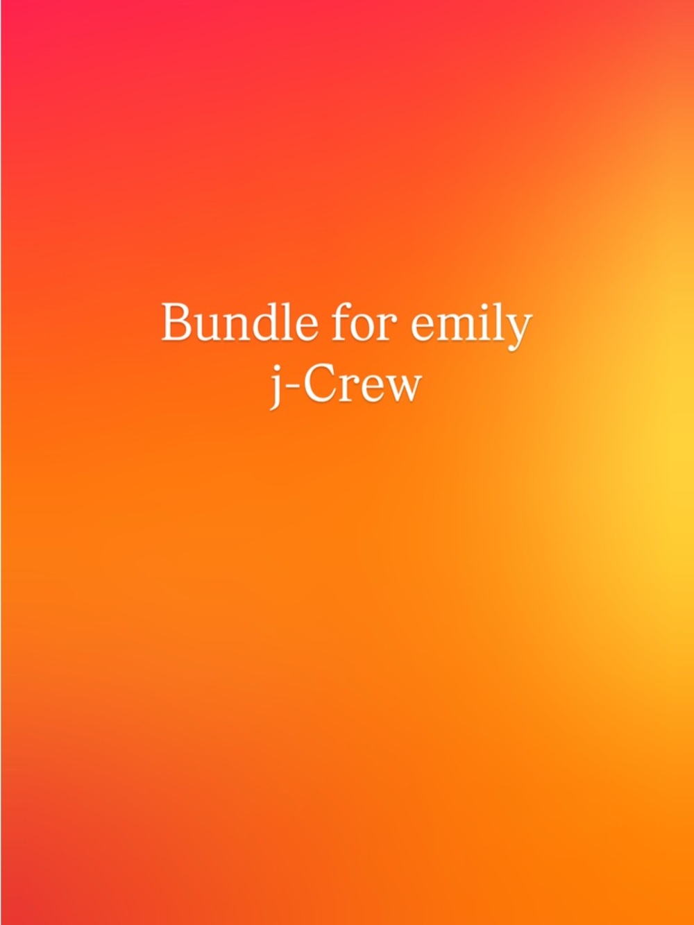 Bundle Offer - Women's Jewelry (Orange)
